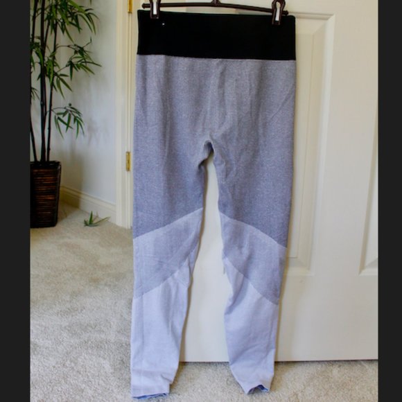 aerie Tricolor Grey Banded Legging Joggers Medium - Picture 3 of 5